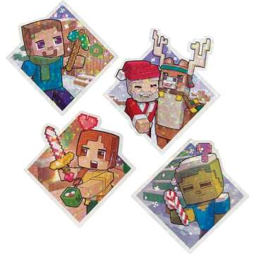 Minecraft Advent Calendar with 3 Figures & 24 Surprises