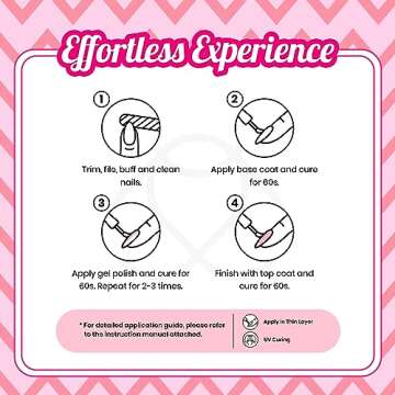 Beetles Gel Nail Polish Set - 6 Colors Hot Pink Rose Red Summer Nail Gel Polish Kit Valentines Gel Nail Polish Collection Pink Glitter Valentines Day Gifts for Women Soak Off Uv Nail Lamp Manicure Kit