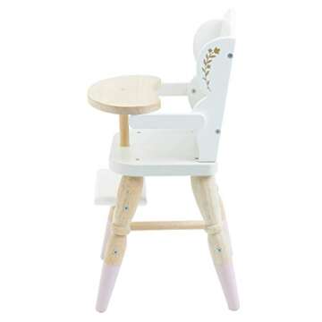 Le Toy Van - Educational Wooden Toy Role Play Beautiful Doll High Chair | Girls Pretend Play Toy Pra...