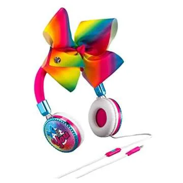 eKids JoJo Siwa Bow Headphones with Microphone - Pink