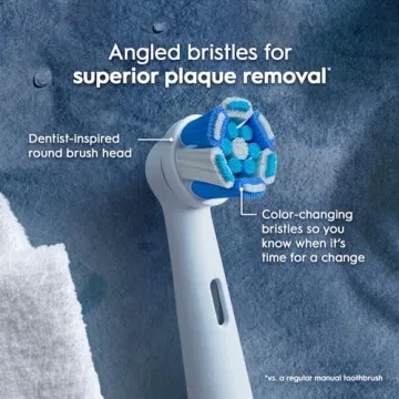 Oral-B iO Ultimate Clean Brush Heads 4 Count for Electric Toothbrush