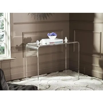 Safavieh Home Collection Atka Console Table, Clear