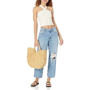 The Drop Cropped Cross-Front Sweater for Stylish Women