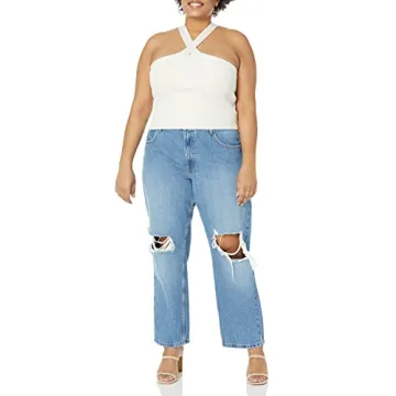 The Drop Cropped Cross-Front Sweater for Stylish Women