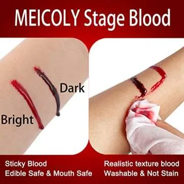 MEICOLY Realistic Texture Blood for Halloween and Cosplay