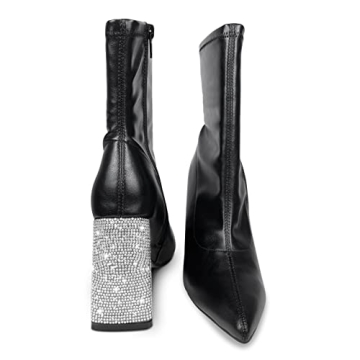 Trendy Women's Pointed Toe Chunky Heel Ankle Boots for Any Occasion