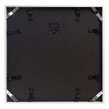 Frametory 12x12 Silver Aluminum Picture Frames Set of 2