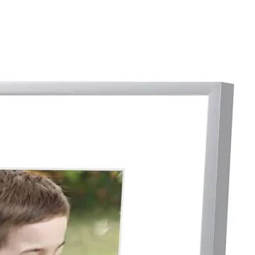 Frametory 12x12 Silver Aluminum Picture Frames Set of 2