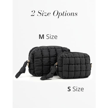 Stylish Yarnic Quilted Makeup Bag for Travel Beauty