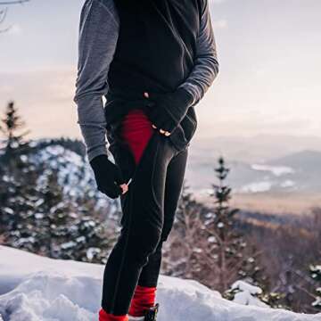 Minus33 Merino Wool Fingerless Gloves - Warm Knitted Gloves - Hunting Gloves - Half Finger Gloves