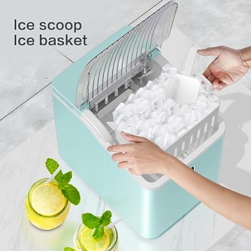 ZAFRO Portable Ice Maker - Fast, Compact & Efficient