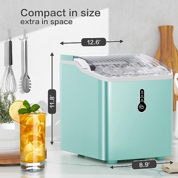 ZAFRO Portable Ice Maker - Fast, Compact & Efficient