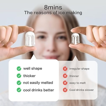 ZAFRO Portable Ice Maker - Fast, Compact & Efficient