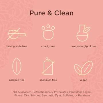 Lavanila Pure Vanilla Natural Aluminum Free Deodorant 2-Pack (2 Oz Each) - Solid Stick Deodorant for Men and Women, Natural Vegan Formula, Made In USA