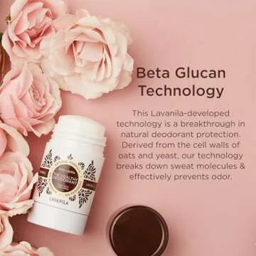 Lavanila Pure Vanilla Natural Aluminum Free Deodorant 2-Pack (2 Oz Each) - Solid Stick Deodorant for Men and Women, Natural Vegan Formula, Made In USA