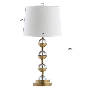JONATHAN Y Crystal LED Table Lamps Set of 2 - Modern Style
