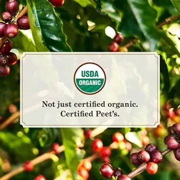 Peet's Organic French Roast Ground Coffee 18oz - Rich Flavor