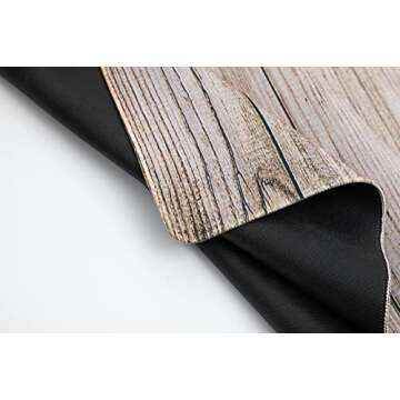 Kate Photography Floor Mats Light Brown Wood Newborn Photography Props Rubber Floor Mat Flooring Backdrop for Photo Studio 5x4ft