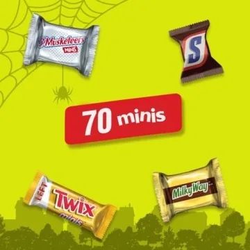 Halloween Mini Chocolate Variety Pack for Trick or Treat