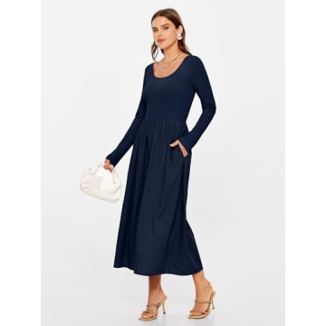 Stylish Glamaker Maternity Maxi Dress with Pockets
