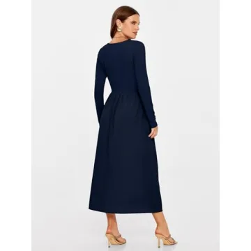 Stylish Glamaker Maternity Maxi Dress with Pockets