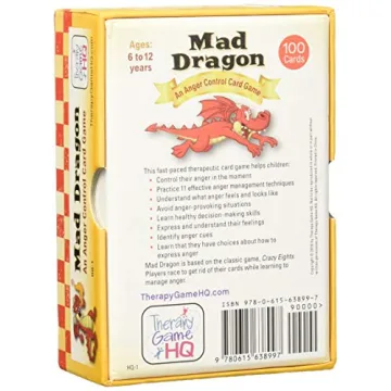 Mad Dragon Anger Control Card Game for Kids 6-12