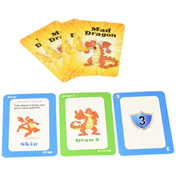 Mad Dragon Anger Control Card Game for Kids 6-12