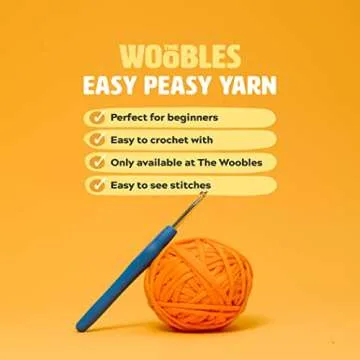 Woobles Beginner Crochet Kit with Bjørn the Narwhal