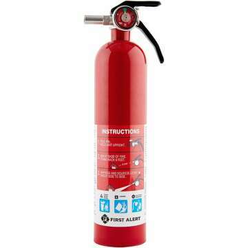 UL Rated HOME1 Rechargeable Fire Extinguisher Red