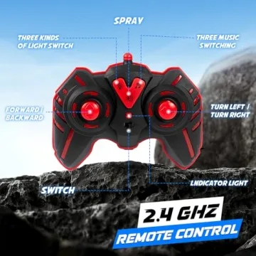 Rhybor Remote Control Dinosaur Car for Kids Ages 4-12