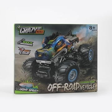 Rhybor Remote Control Dinosaur Car for Kids Ages 4-12