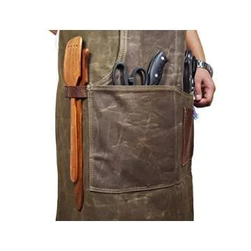 Durable Shop Apron With Tool Pockets for All