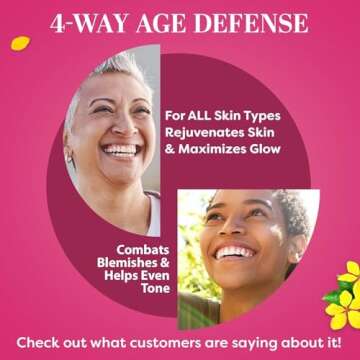 TruSkin Vitamin C Super Serum with Niacinamide, Retinol, Hyaluronic & Salicylic Acid (BHA) - All-in-One Anti Aging Facial Serum for Brightening, Firming, and Fading the Look of Dark Spots, 1 Fl Oz