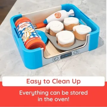 Pretend Play Cinnamon Roll Set for Kids Kitchen Fun Ages 3-7