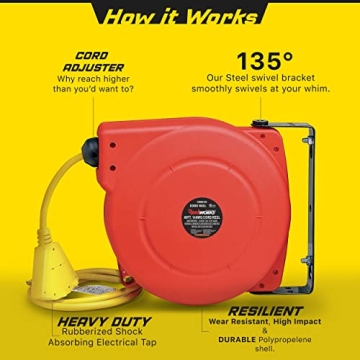 Reliable ReelWorks Extension Cord Reel for All Electrical Needs