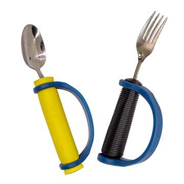 EazyHold Navy Silicone Universal Cuff for Large Hands – Adaptive and Easy Grip