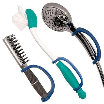 EazyHold Navy Silicone Cuff for Easy Grip and Comfort