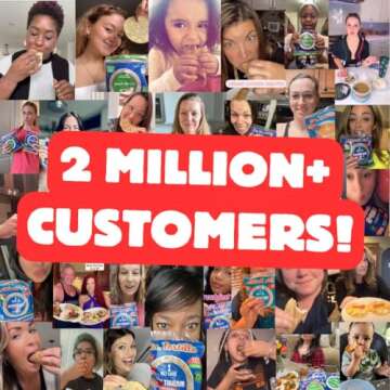 Mr. Tortilla Low Carb Tortilla Wraps - Keto Tortillas with Avocado Oil - Street Taco Size - 1 Net Carb per Serving - Low Calorie Keto Wraps - Low Carb Tortillas - (Multigrain, 96 Count)