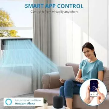 GarveeHome 6000 BTU AC - Quiet, Smart & Efficient Cooling