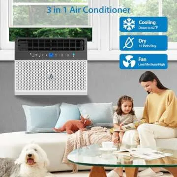 GarveeHome 6000 BTU AC - Quiet, Smart & Efficient Cooling