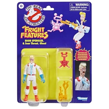 Vintage Ghostbusters Egon Spengler Action Figure with Fright Features