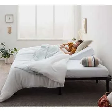 Linenspa Adjustable Bed Frame - Independent Head and Foot Incline - Powerful Quiet Motor - Easy Tool Free Assembly - Lounging - TV - Working - Reading - Ergonomic - Electric Bed Base - Twin XL Size