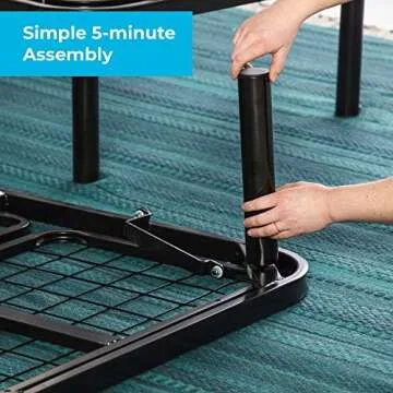 Linenspa Adjustable Bed Frame - Independent Head and Foot Incline - Powerful Quiet Motor - Easy Tool Free Assembly - Lounging - TV - Working - Reading - Ergonomic - Electric Bed Base - Twin XL Size