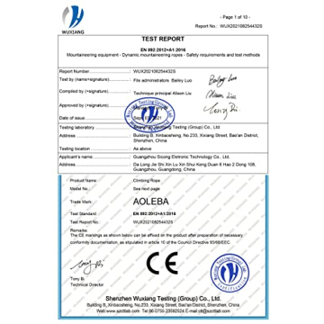 AOLEBA 10.5mm Static Climbing Rope for Outdoor Adventures