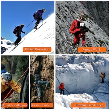 AOLEBA 10.5mm Static Climbing Rope for Outdoor Adventures