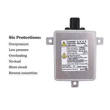 W3T19371 Xenon Headlight Ballast with Igniter and D2S Bulb for 2006-2014 Acura 2004-2014 Honda 2007-2014 Mazda 2007-2012 Mitsubishi W3T15671 W3T16271 W3T20971