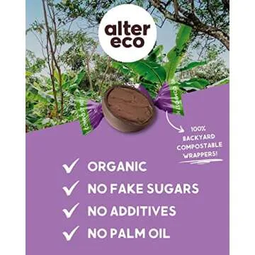 Alter Eco | Dark Chocolate Truffles | Pure Dark Cocoa, Fair Trade, Organic, Non-GMO, Gluten Free | 60 Truffles (Medley)