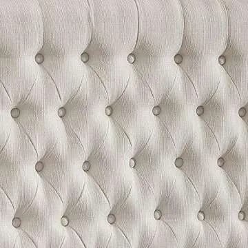 Elegant Linen Upholstered King Headboard for Bedroom