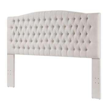 Elegant Linen Upholstered King Headboard for Bedroom