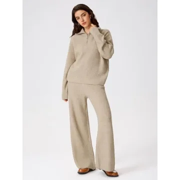 CIDER Trendy Quarter Zip Pullover Sweater for Women